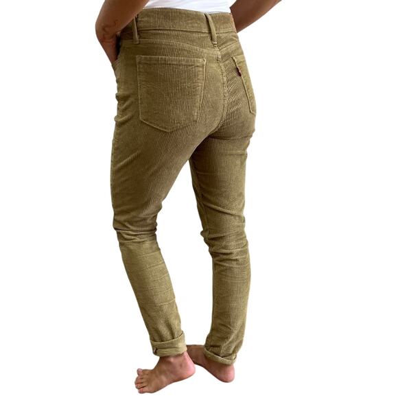 Levis 29/30 Tan Corduroy Skinnys - Picture 5 of 7